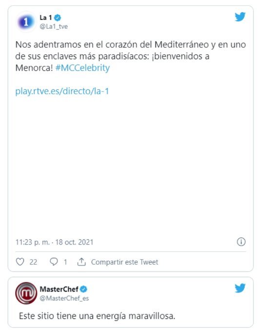 MasterChef Celebrity · Menorca — trabajo de Aeroview.es
